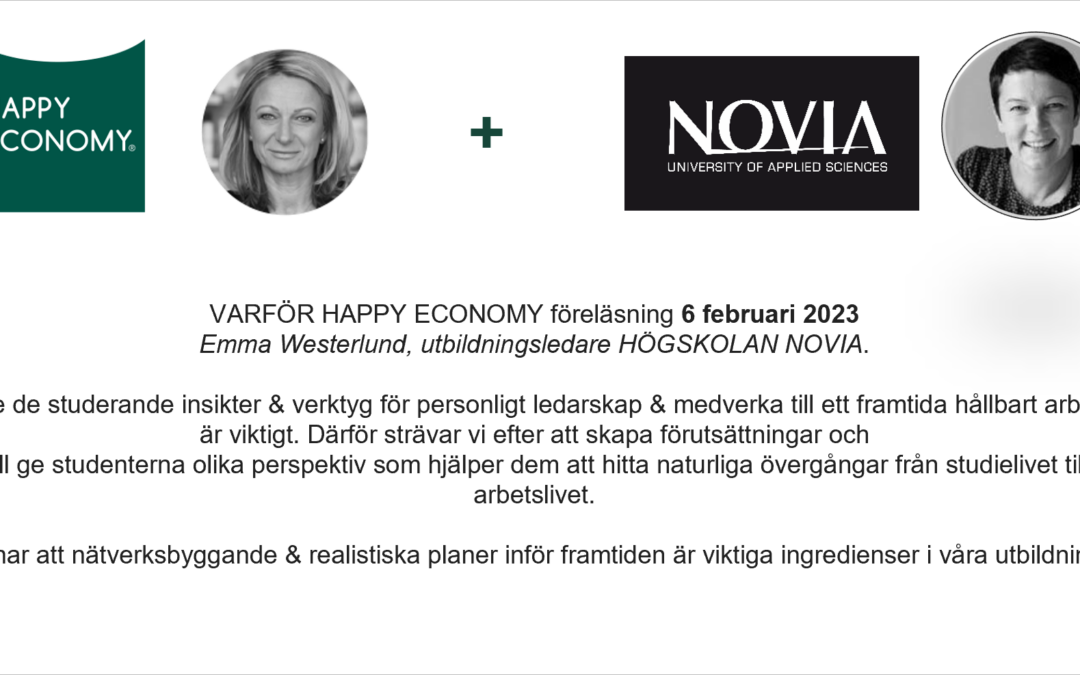 Happy Economy och Högskolan Novia